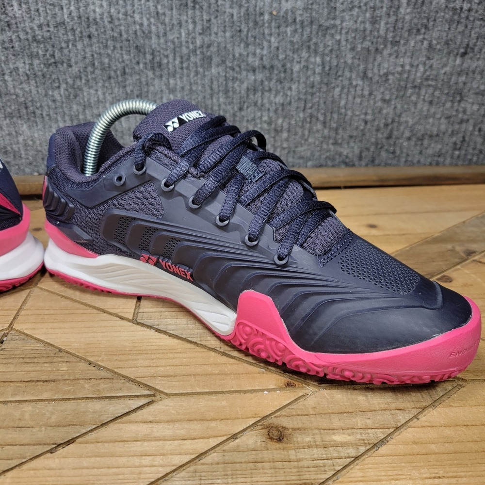 Yonex Power Cushion ECLIPSION 4 Clay Women's 9.5 Navy Pink Tennis Shoes Sports - Picture 6 of 14